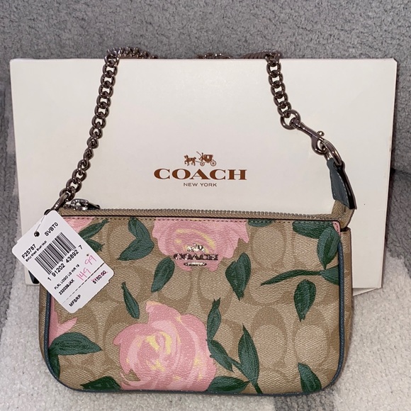 Coach Handbags - Coach Large Wristlet with Camo Rose Floral Print